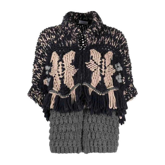 Brunello Cucinelli Zweifarbiger Kaschmirpullover by Brunello Cucinelli
