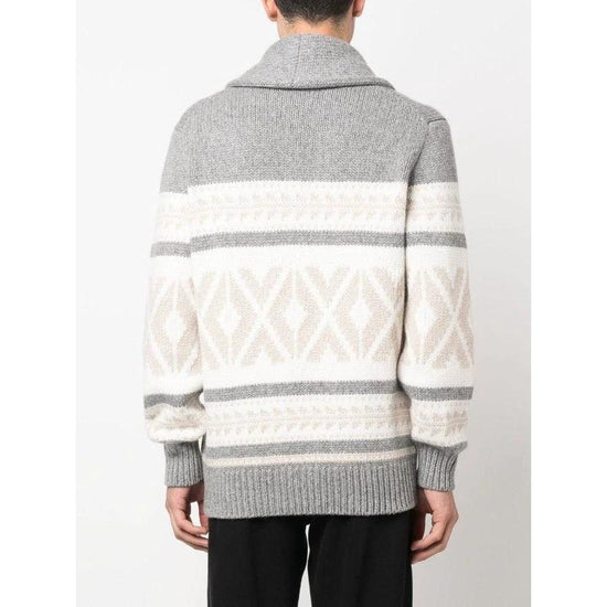 Brunello Cucinelli Grauer Kaschmirpullover by Brunello Cucinelli
