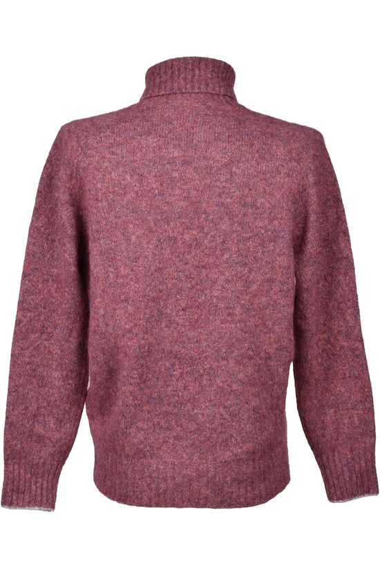 Brunello Cucinelli Burgunderfarbener Rollkragenpullover aus Polyamid by Brunello Cucinelli