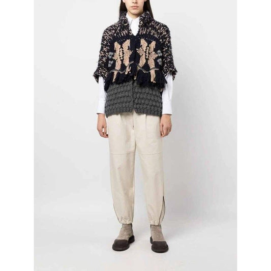 Brunello Cucinelli Zweifarbiger Kaschmirpullover by Brunello Cucinelli