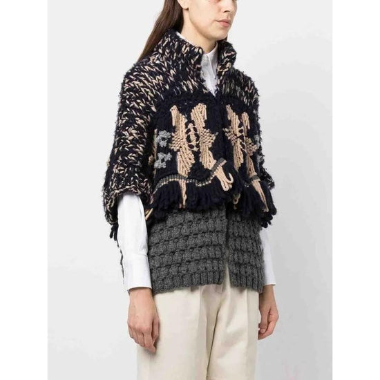 Brunello Cucinelli Zweifarbiger Kaschmirpullover by Brunello Cucinelli