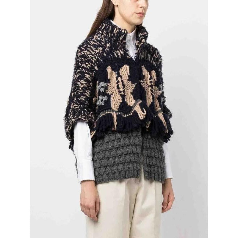 Brunello Cucinelli Zweifarbiger Kaschmirpullover by Brunello Cucinelli