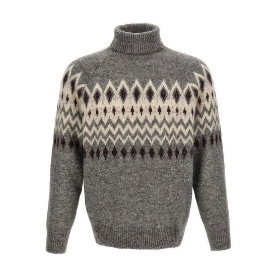 Brunello Cucinelli Cucinelli Graues Leder Sweatshirt by Brunello Cucinelli Cucinelli