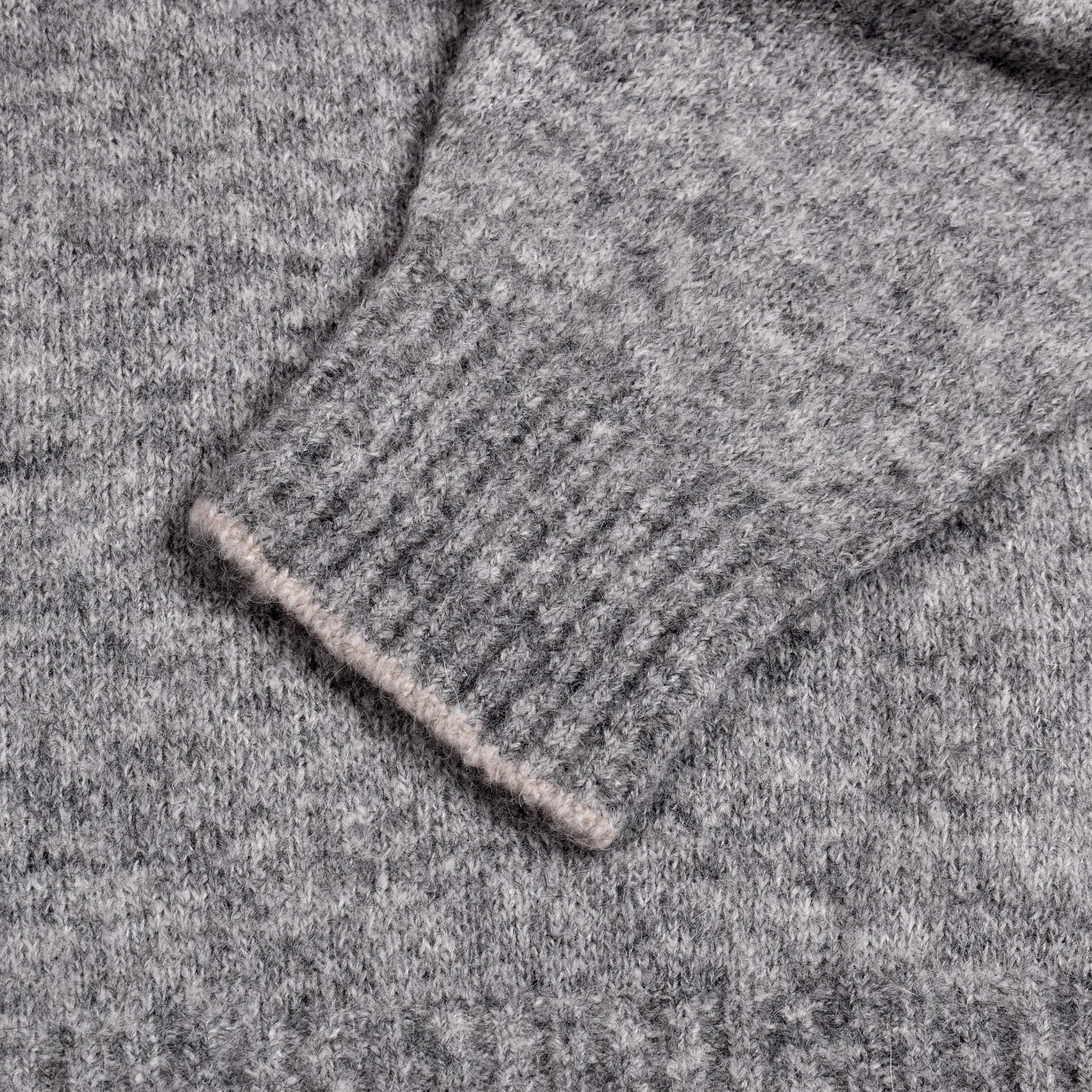 Brunello Cucinelli Graues Leder-Sweatshirt by Brunello Cucinelli