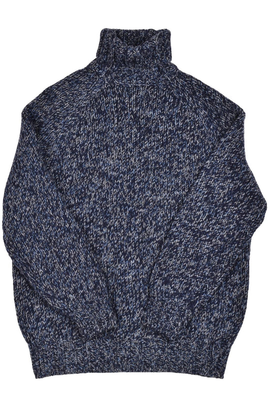 Brunello Cucinelli Blauer Wollpullover by Brunello Cucinelli