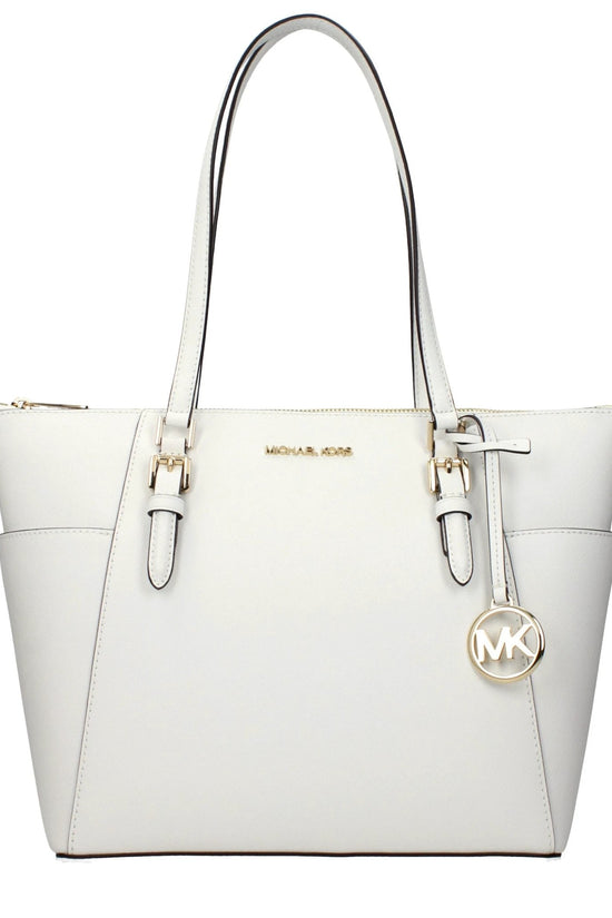 Michael Kors Weiße Leder Schultertasche by Michael Kors