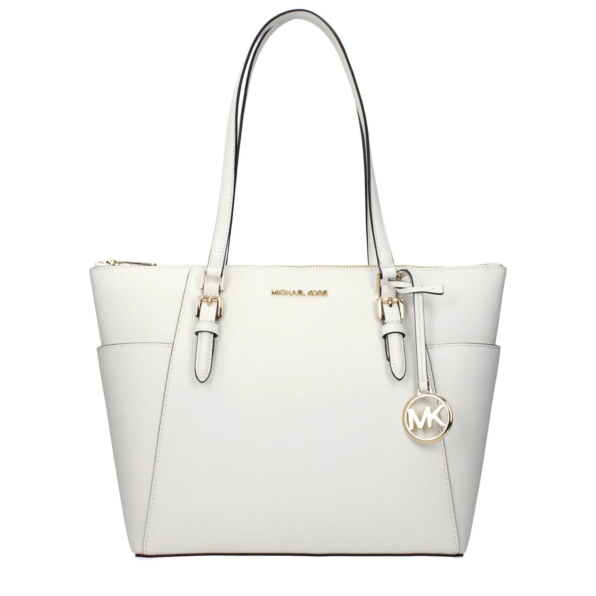 Michael Kors Weiße Leder Schultertasche by Michael Kors