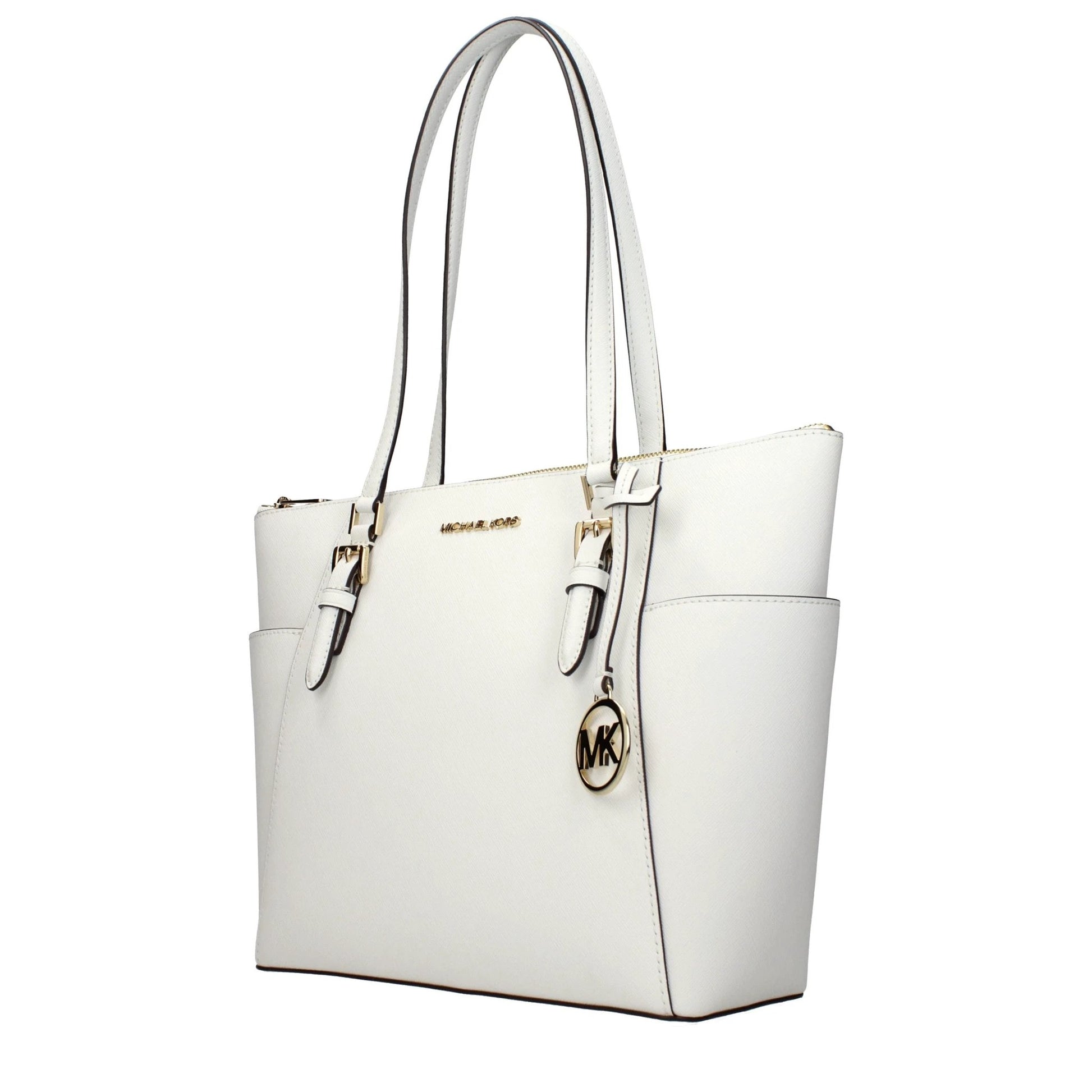 Michael Kors Weiße Leder Schultertasche by Michael Kors
