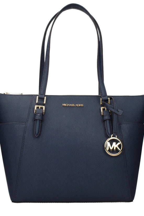 Michael Kors Schultertasche aus blauem Leder by Michael Kors