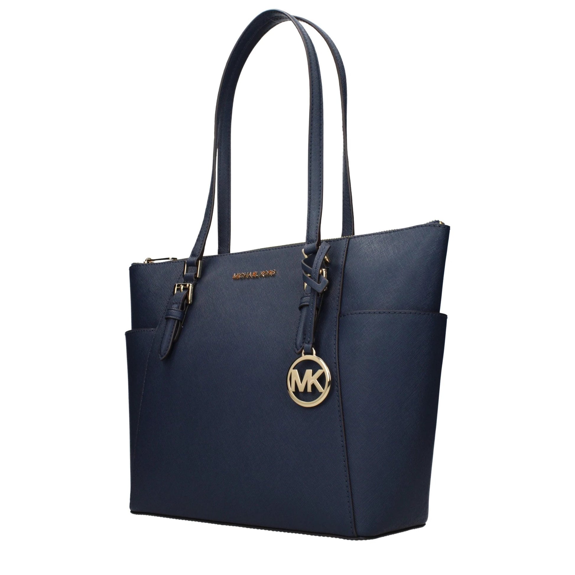 Michael Kors Schultertasche aus blauem Leder by Michael Kors