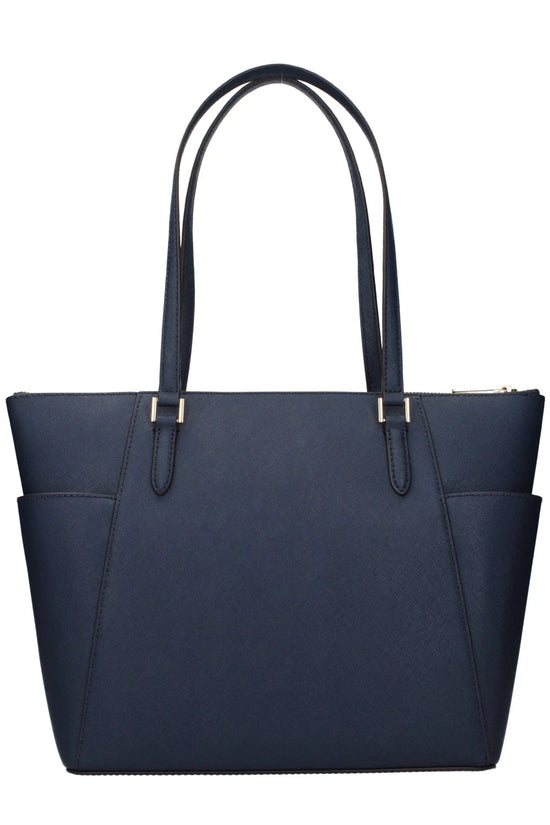 Michael Kors Schultertasche aus blauem Leder by Michael Kors