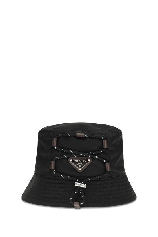 Prada Schwarzer Bucket Hat aus recyceltem Polyamid by Prada
