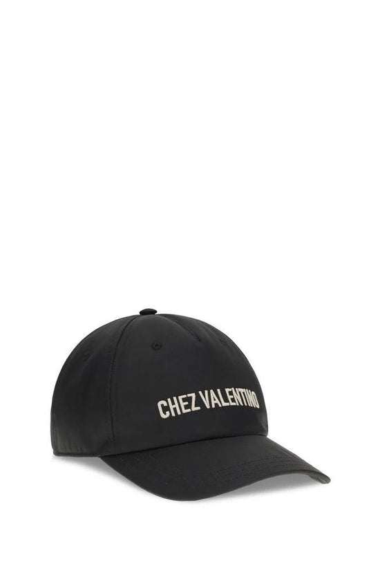 Valentino Garavani Schwarze Baumwollkappe (Baseball Cap) by Valentino Garavani
