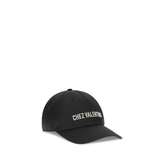 Valentino Garavani Schwarze Baumwollkappe (Baseball Cap) by Valentino Garavani