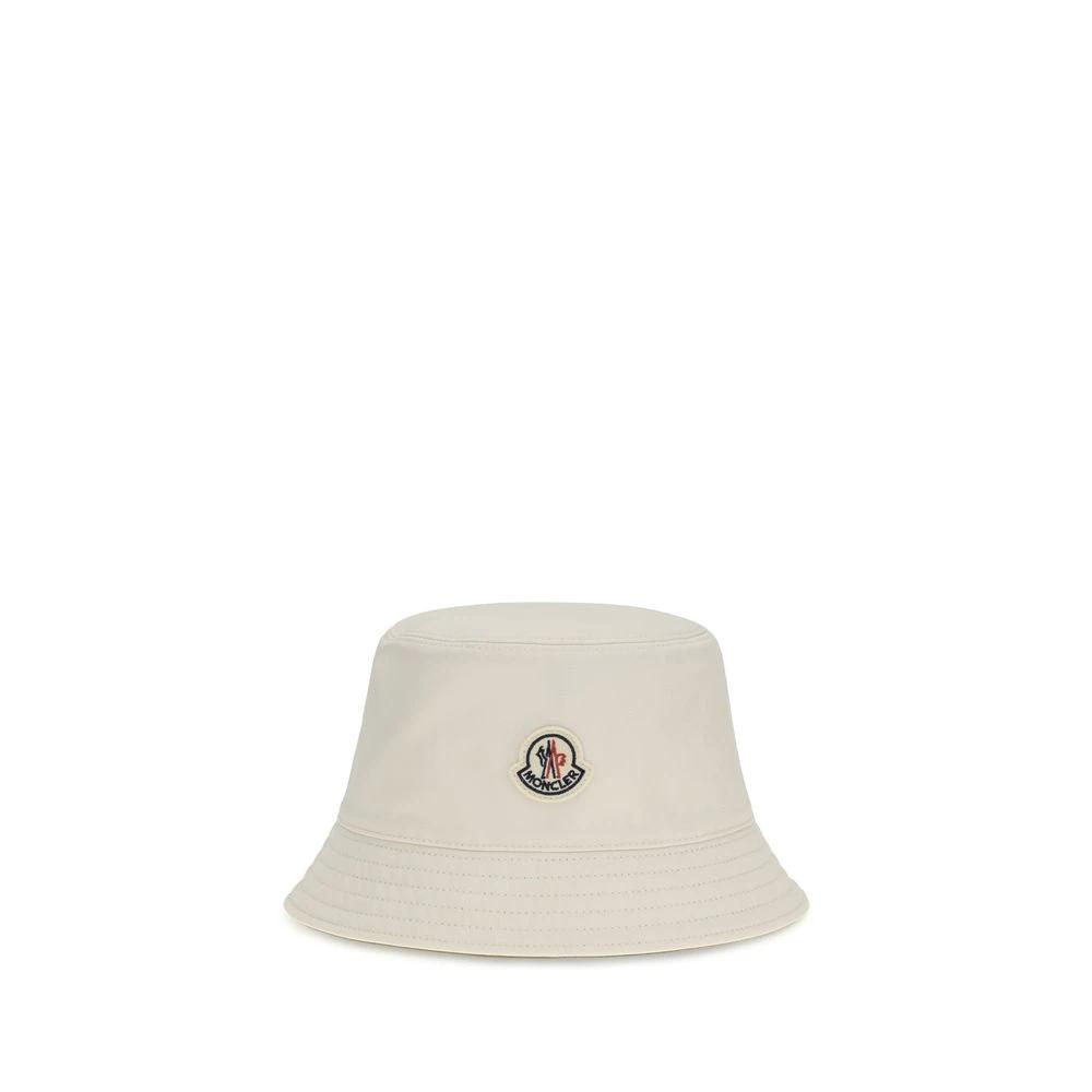 Moncler Weißer Eimerhut aus Polyester by Moncler