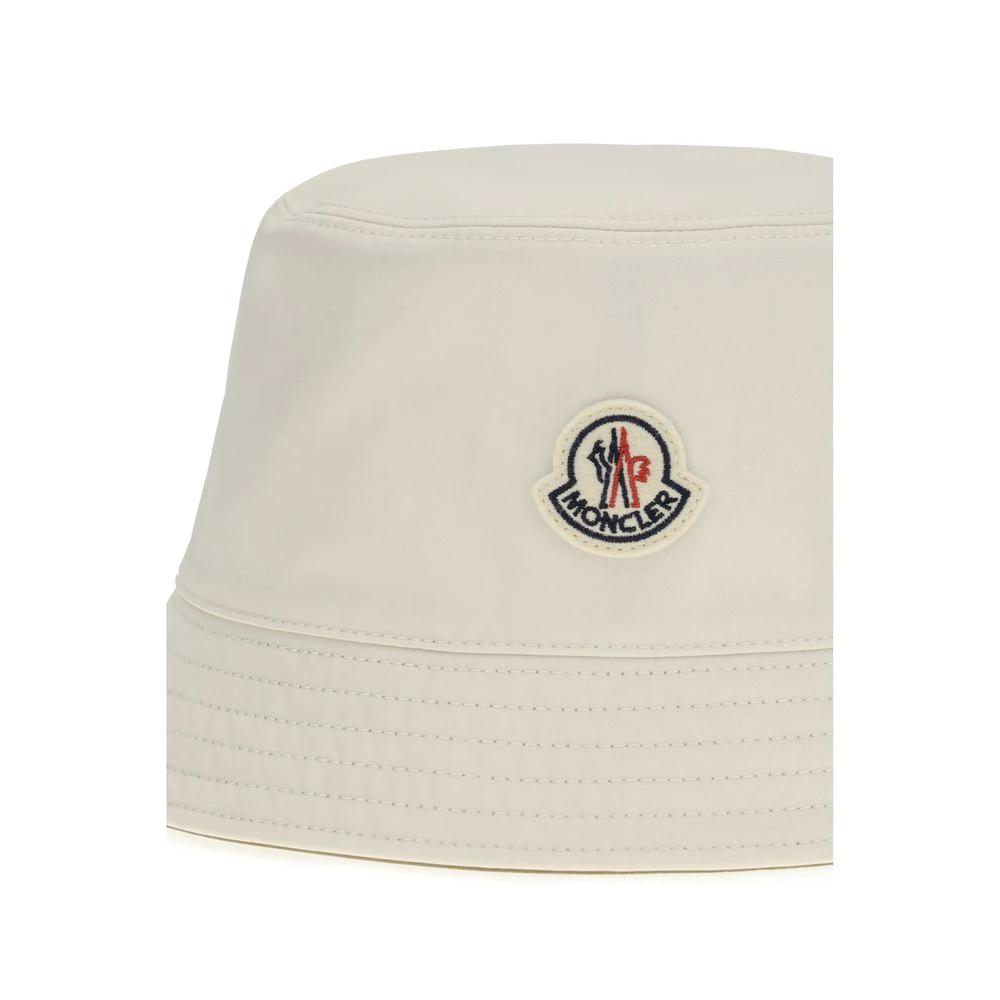Moncler Weißer Eimerhut aus Polyester by Moncler