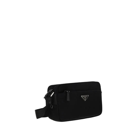 Prada Schwarze Schultertasche aus Nylon by Prada