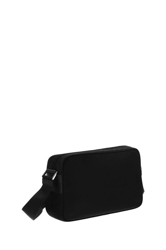 Prada Schwarze Schultertasche aus Nylon by Prada