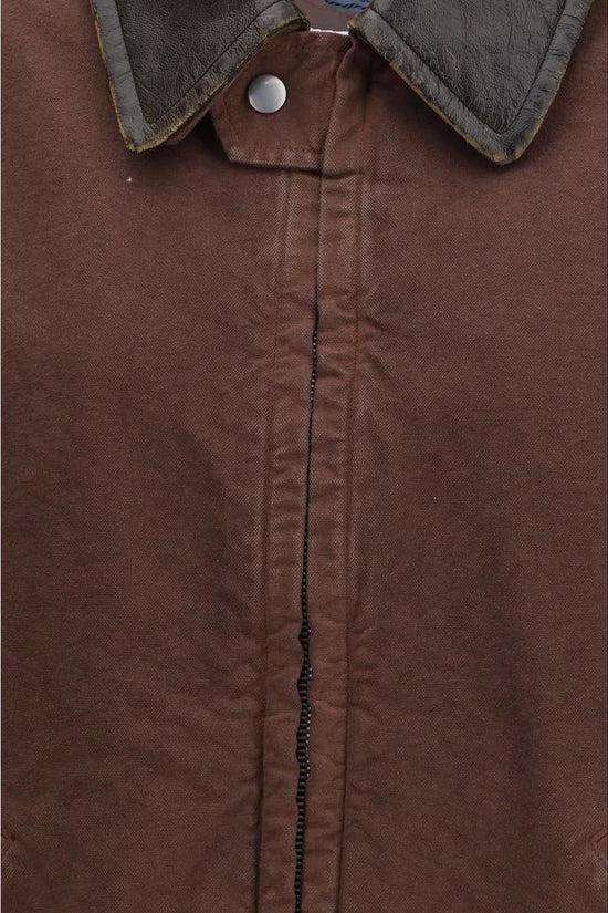Prada Brauner Baumwollmantel by Prada