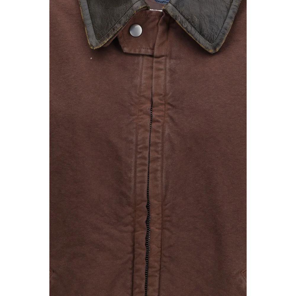 Prada Brauner Baumwollmantel by Prada