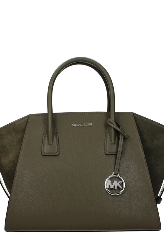 Michael Kors Grüne Lederhandtasche by Michael Kors