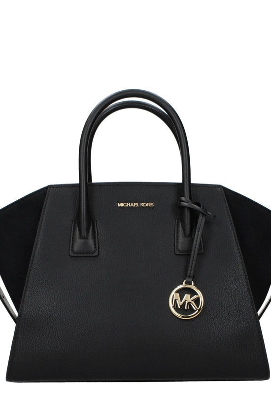 Michael Kors Schwarze Lederhandtasche by Michael Kors