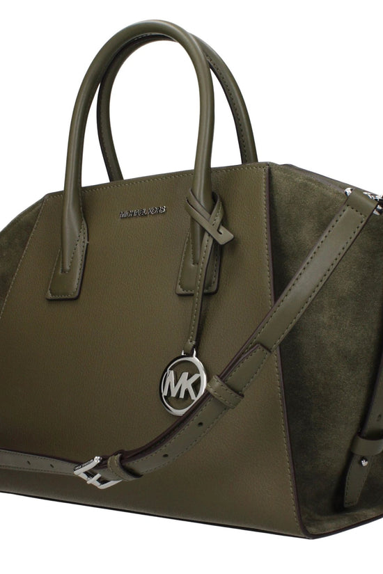 Michael Kors Grüne Lederhandtasche by Michael Kors