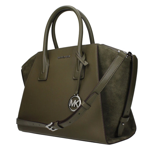 Michael Kors Grüne Lederhandtasche by Michael Kors