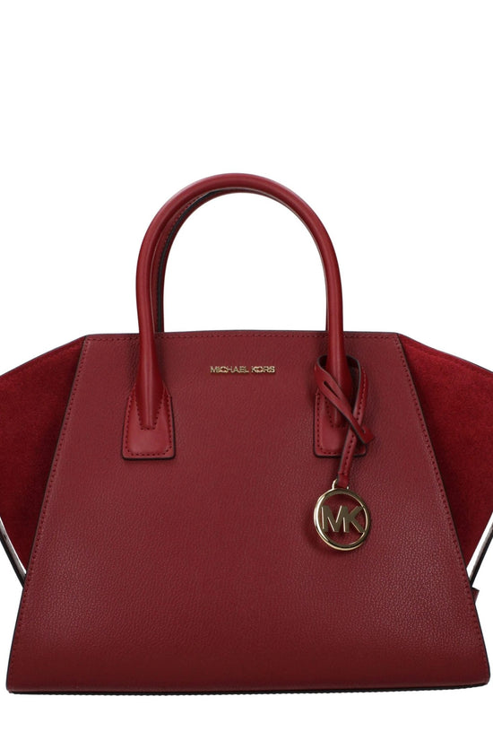 Michael Kors Rote Lederhandtasche by Michael Kors