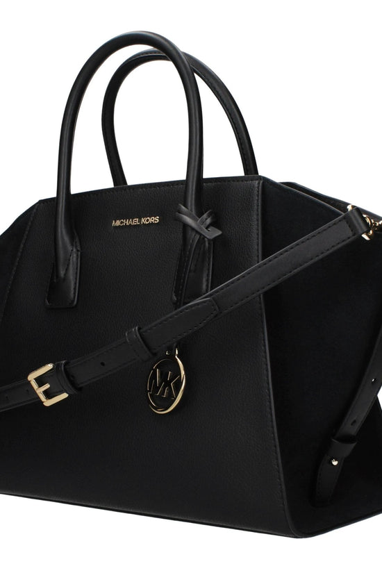 Michael Kors Schwarze Lederhandtasche by Michael Kors