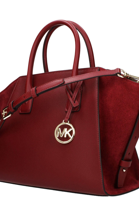 Michael Kors Rote Lederhandtasche by Michael Kors