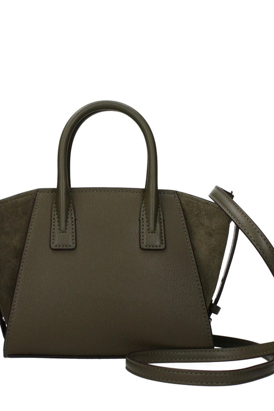Michael Kors Grüne Lederhandtasche by Michael Kors