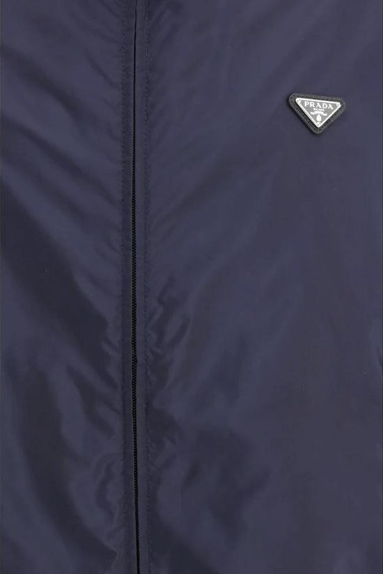 Prada Blaue Shell-Jacke aus recyceltem Polyamid by Prada