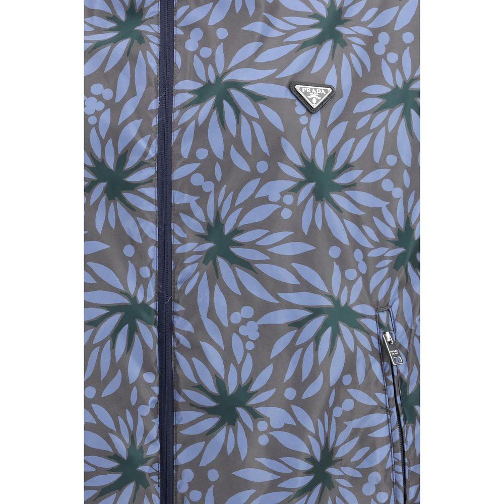 Prada Blaue Shell-Jacke aus recyceltem Polyamid by Prada