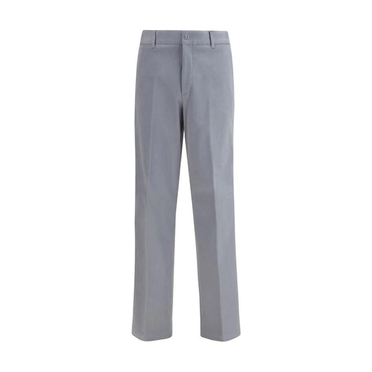 Fendi Graue Baumwollhose für den Alltag by Fendi