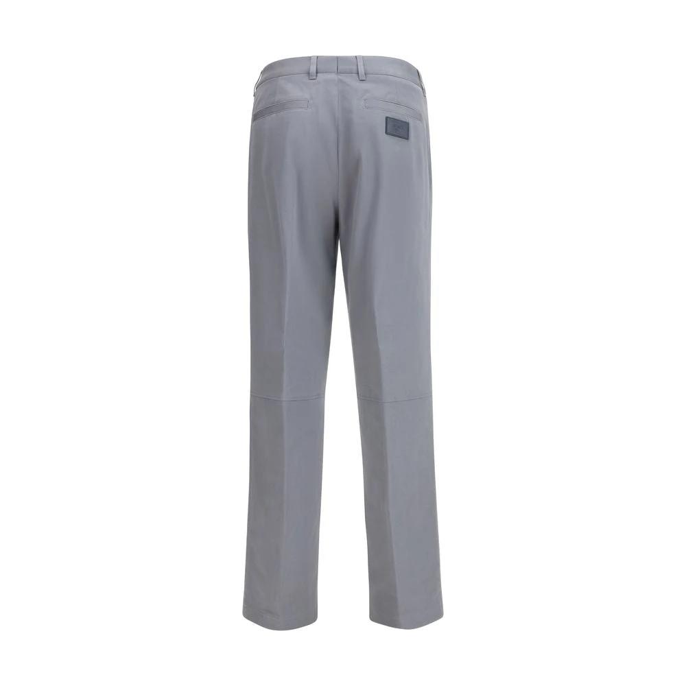 Fendi Graue Baumwollhose für den Alltag by Fendi