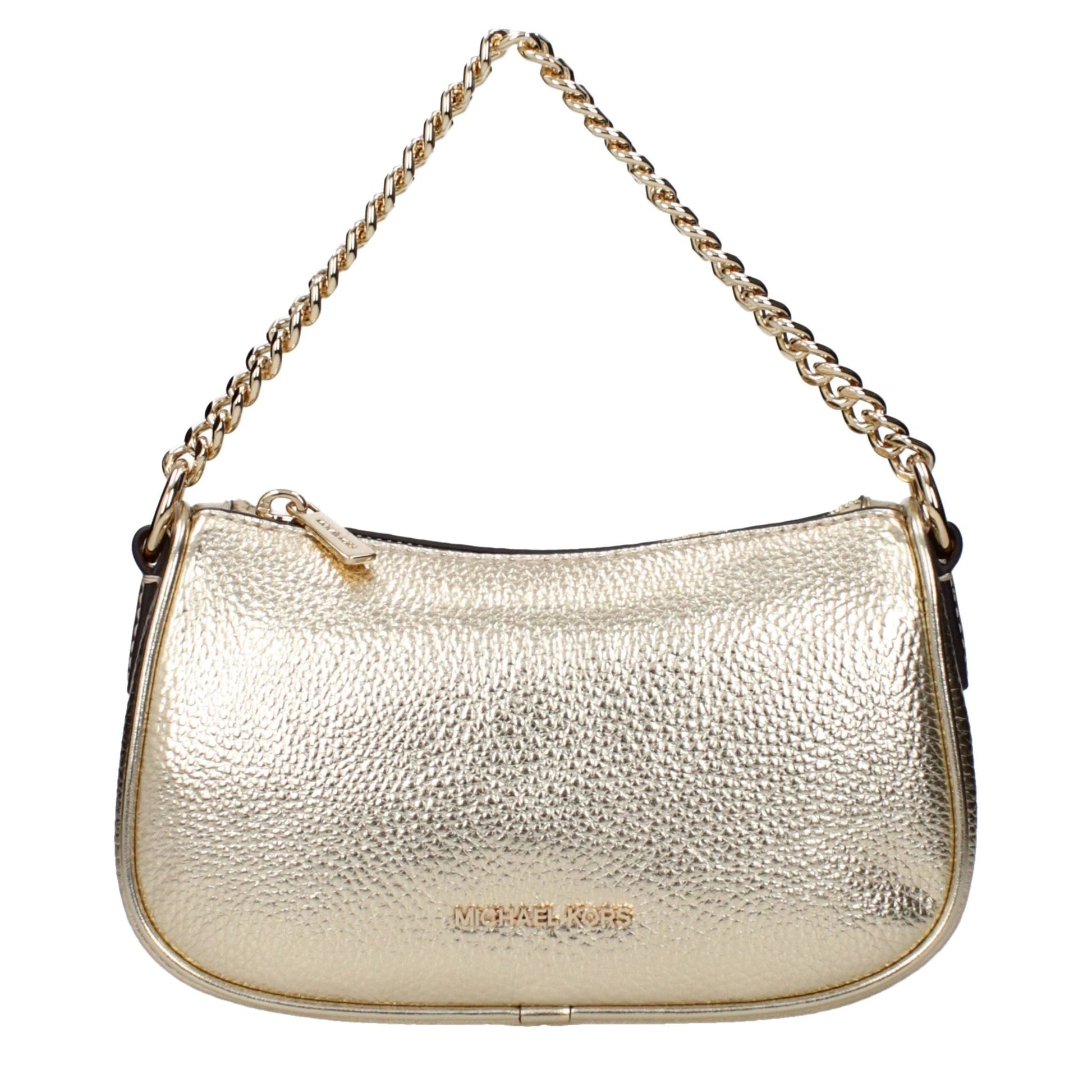 Michael Kors Goldfarbene Lederhandtasche by Michael Kors