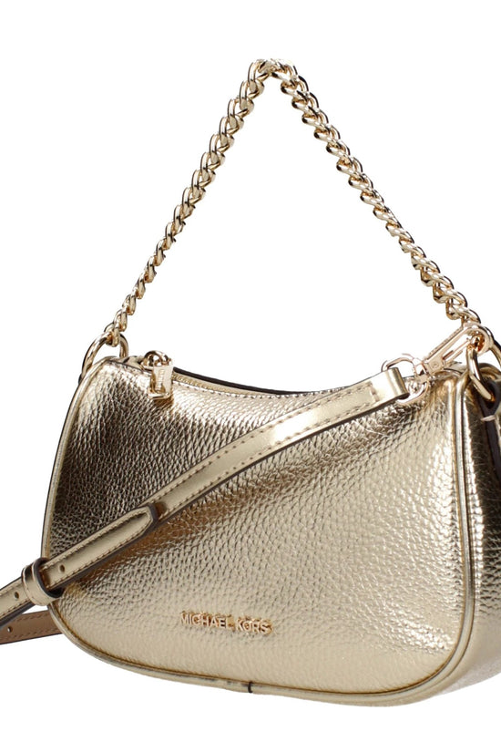 Michael Kors Goldfarbene Lederhandtasche by Michael Kors