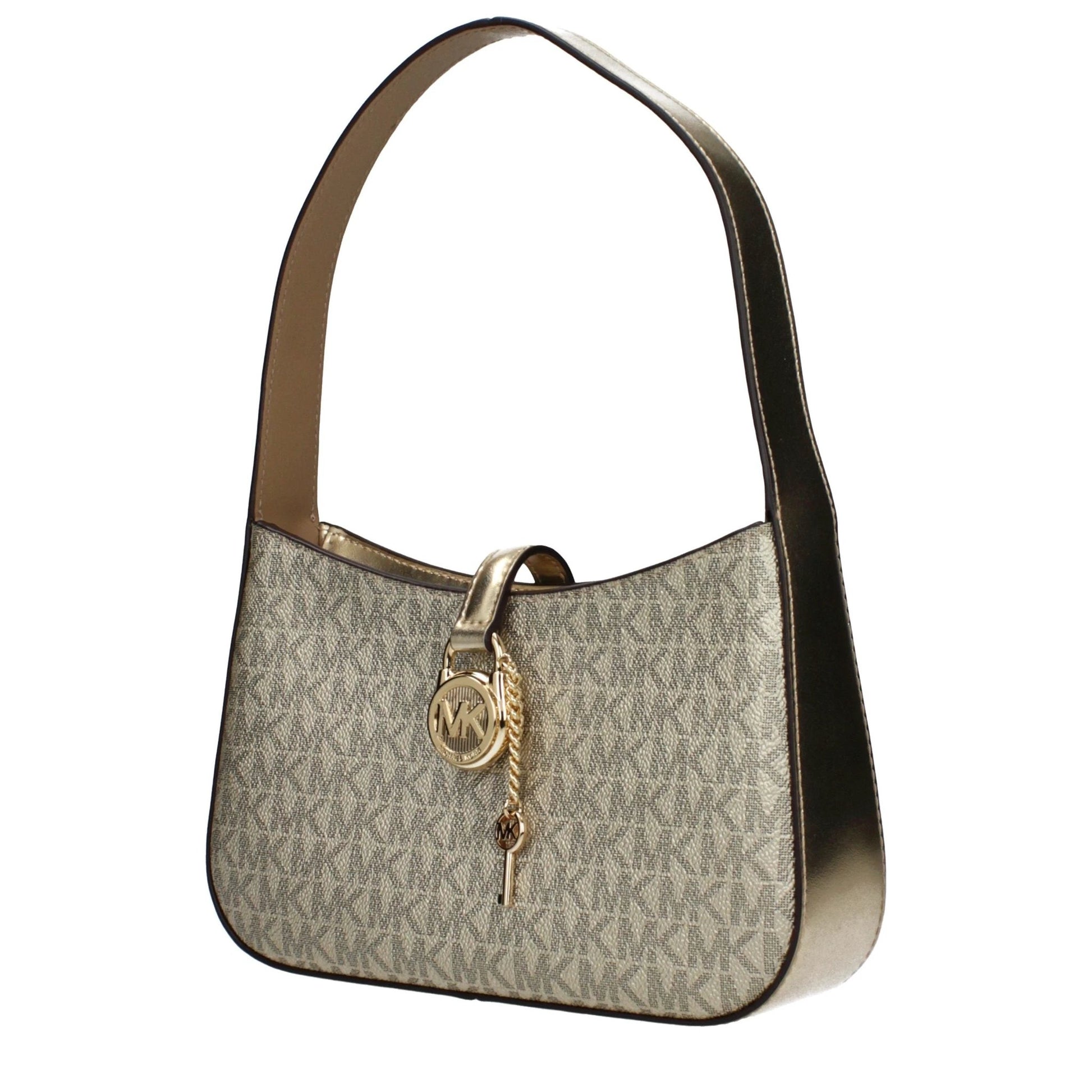Michael Kors Goldfarbene Stoffhandtasche by Michael Kors