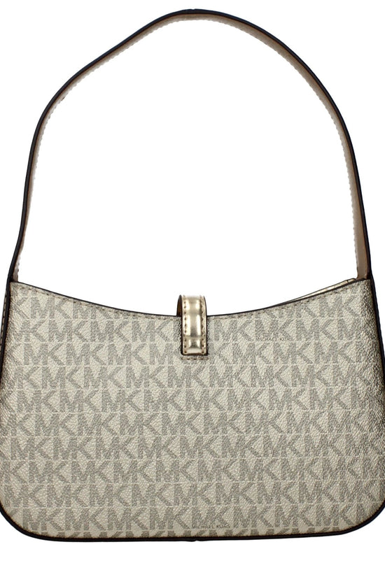 Michael Kors Goldfarbene Stoffhandtasche by Michael Kors