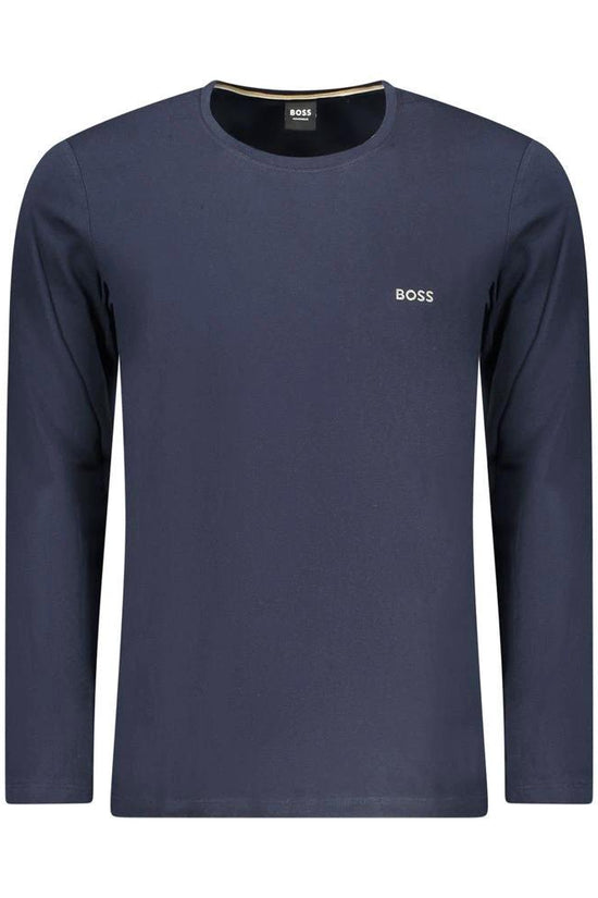 Hugo Boss Blaues Baumwoll-T-Shirt für Herren by Hugo Boss