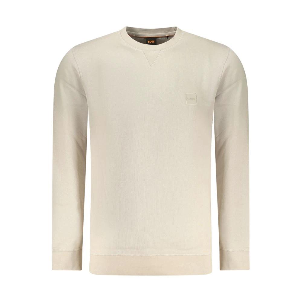 Hugo Boss Beige Baumwoll-Sweatshirt für Herren by Hugo Boss