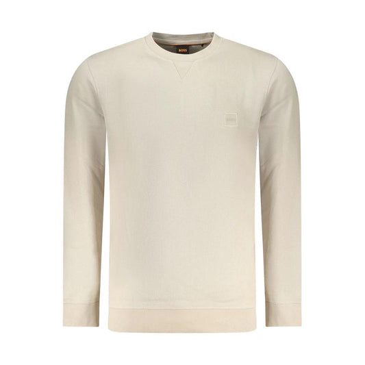 Hugo Boss Beige Baumwoll-Sweatshirt für Herren by Hugo Boss