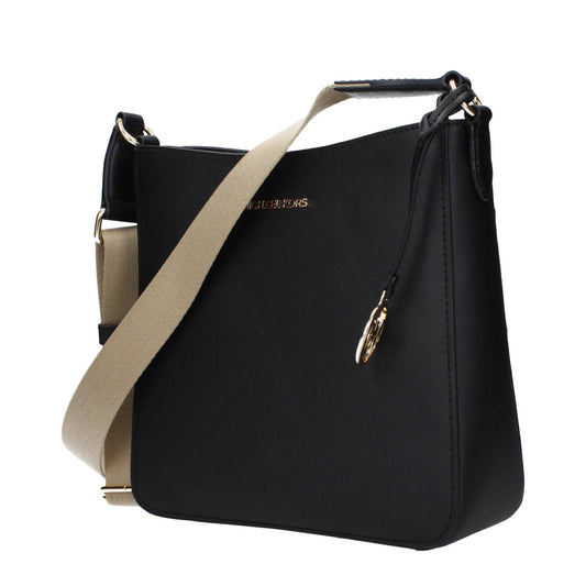 Michael Kors Schwarze Leder Umhängetasche by Michael Kors