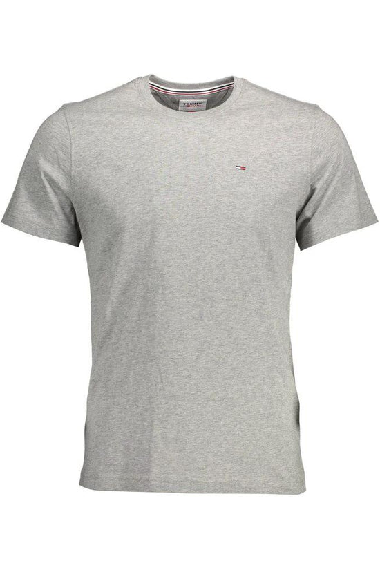 Tommy Hilfiger Grigio Baumwoll-T-Shirt für Herren by Tommy Hilfiger