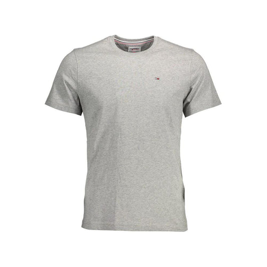 Tommy Hilfiger Grigio Baumwoll-T-Shirt für Herren by Tommy Hilfiger