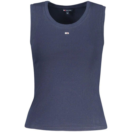 Tommy Hilfiger Blaues Damen-Tanktop aus Baumwolle by Tommy Hilfiger