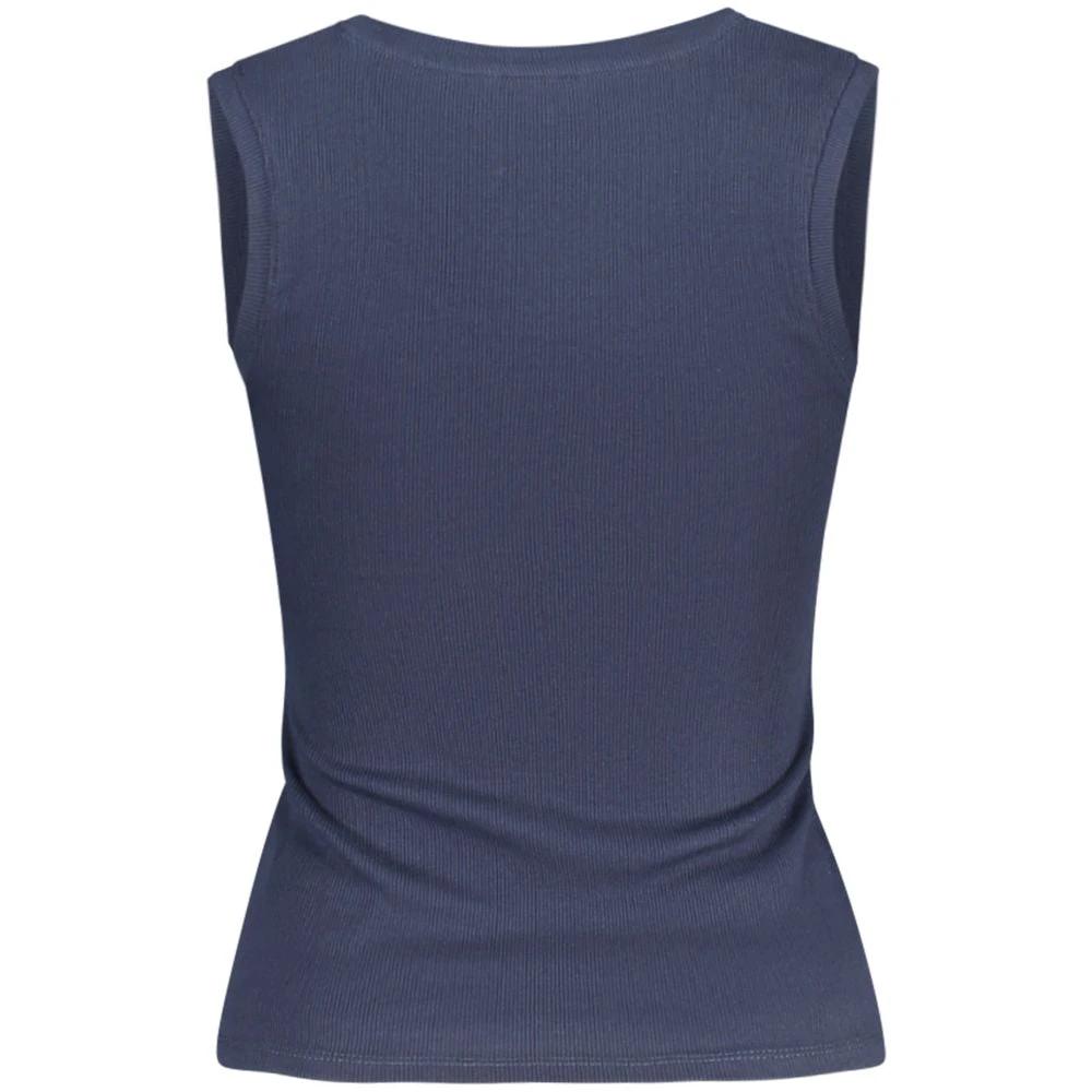 Tommy Hilfiger Blaues Damen-Tanktop aus Baumwolle by Tommy Hilfiger