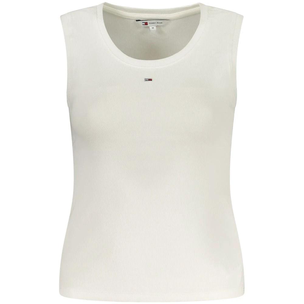 Tommy Hilfiger Bianco Baumwoll-Tanktop für Damen by Tommy Hilfiger