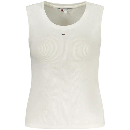 Tommy Hilfiger Bianco Baumwoll-Tanktop für Damen by Tommy Hilfiger